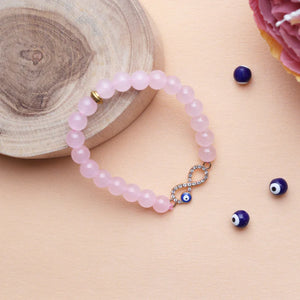 Rose Quartz Crystal Bracelet (Buy 1 Get 1 Free)