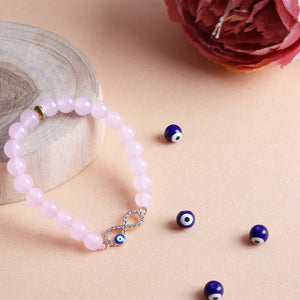 Rose Quartz Crystal Bracelet (Buy 1 Get 1 Free)