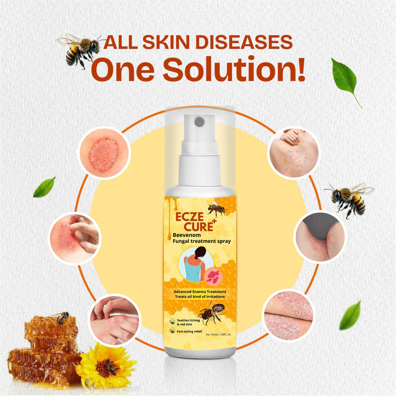 Eczecure+™ Bee Venom Fungal Treatment Spray 🐝✨(Buy 1 Get 1 Free🔥🔥)