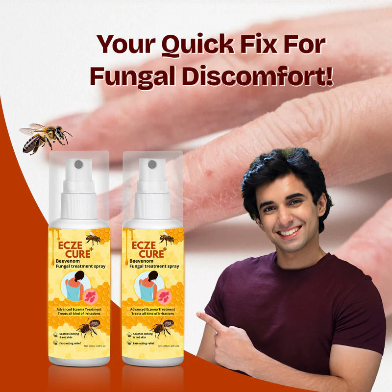 Eczecure+™ Bee Venom Fungal Treatment Spray 🐝✨(Buy 1 Get 1 Free🔥🔥)